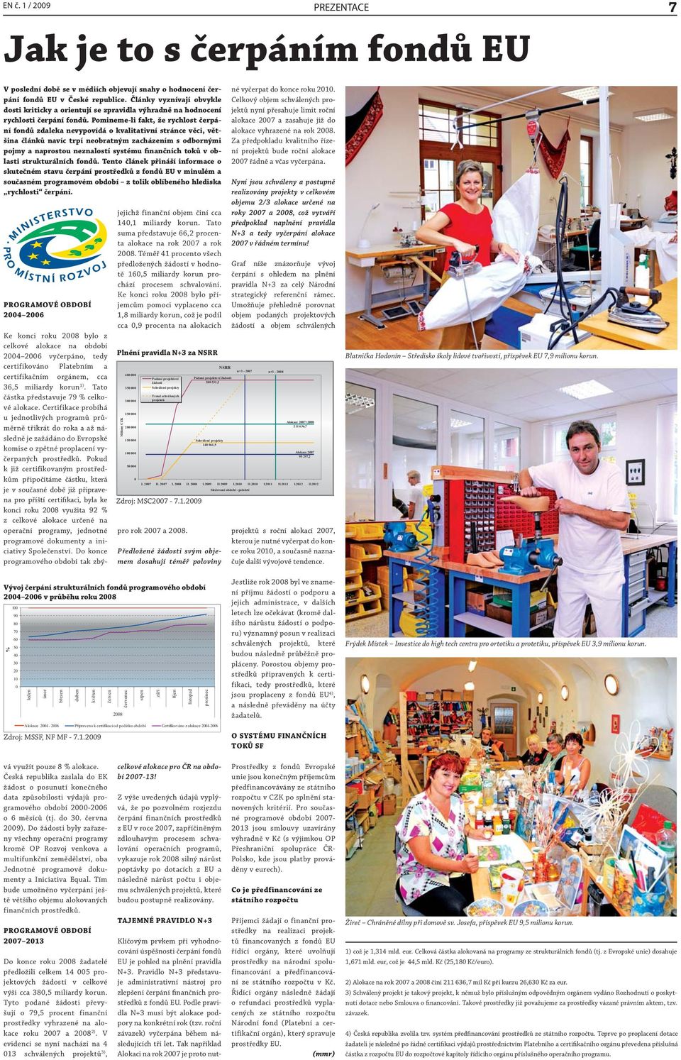 Pomineme-li fakt, že rychlost čerpání fondů zdaleka nevypovídá o kvalitativní stránce věci, většina článků navíc trpí neobratným zacházením s odbornými pojmy a naprostou neznalostí systému finančních