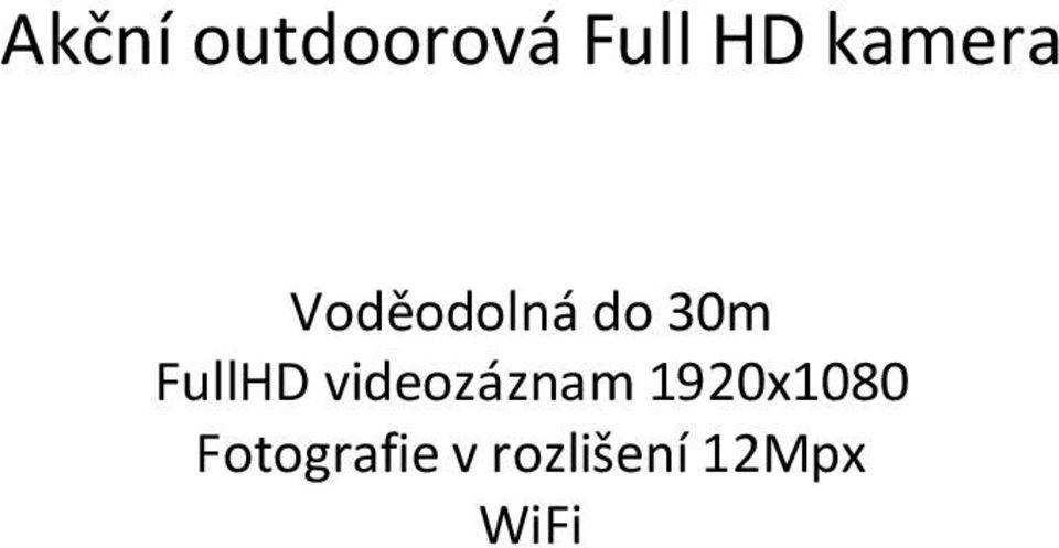 FullHD videozáznam