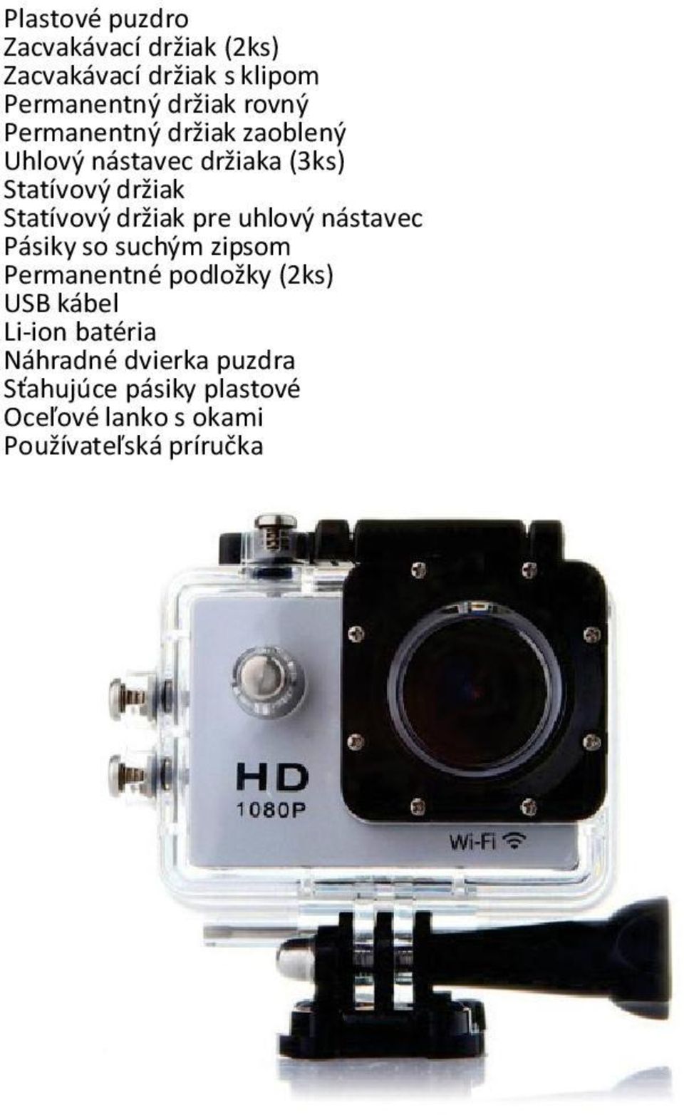 pre uhlový nástavec Pásiky so suchým zipsom Permanentné podložky (2ks) USB kábel Li-ion