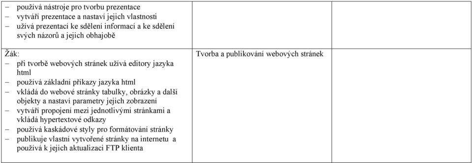 další objekty a nastaví parametry jejich zobrazení vytváří propojení mezi jednotlivými stránkami a vkládá hypertextové odkazy používá kaskádové styly