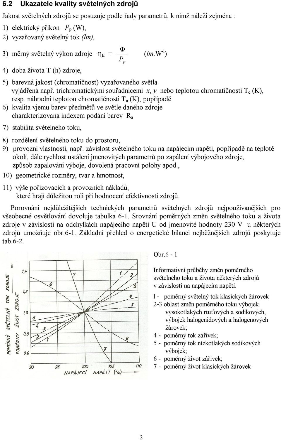 trichromatickými souřadnicemi x, y nebo teplotou chromatičnosti T c (K), resp.