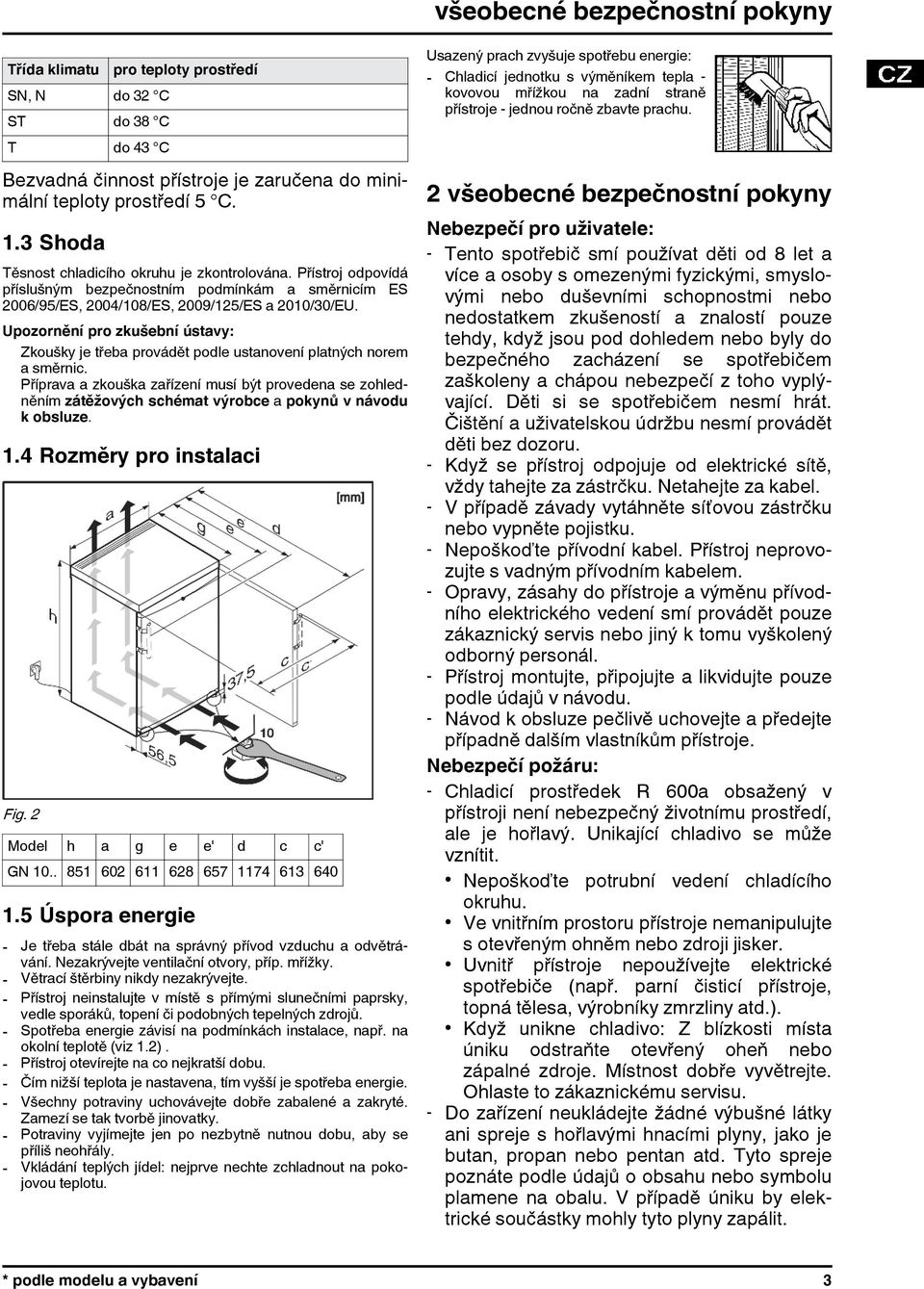 Upozornění pro zkušební ústavy: Zkoušky je třeba provádět podle ustanovení platných norem a směrnic.