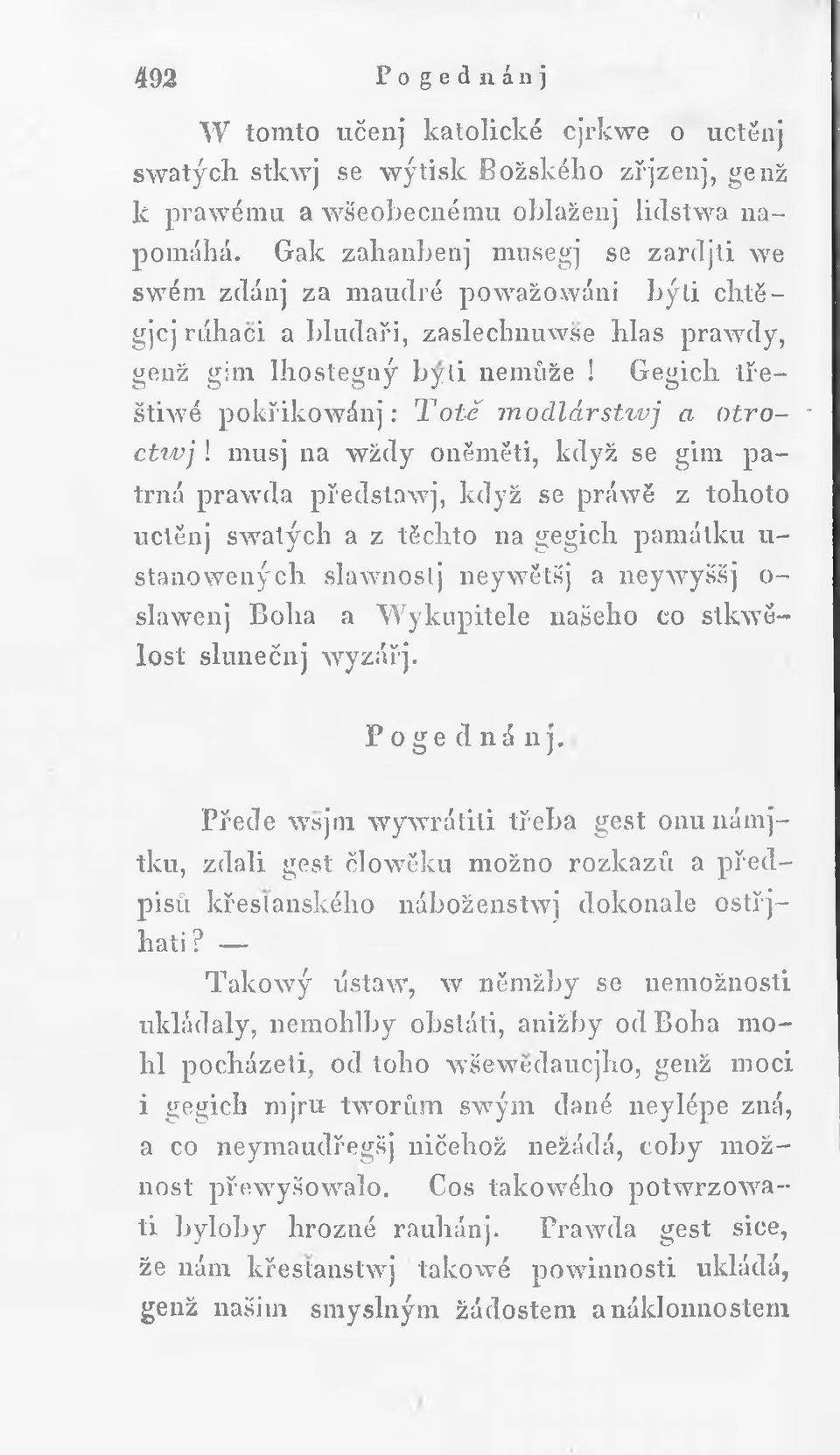 Gegich tře - štiwé pokřikow ánj: Topě m o d lářsttvj a oiro- - c tw j!