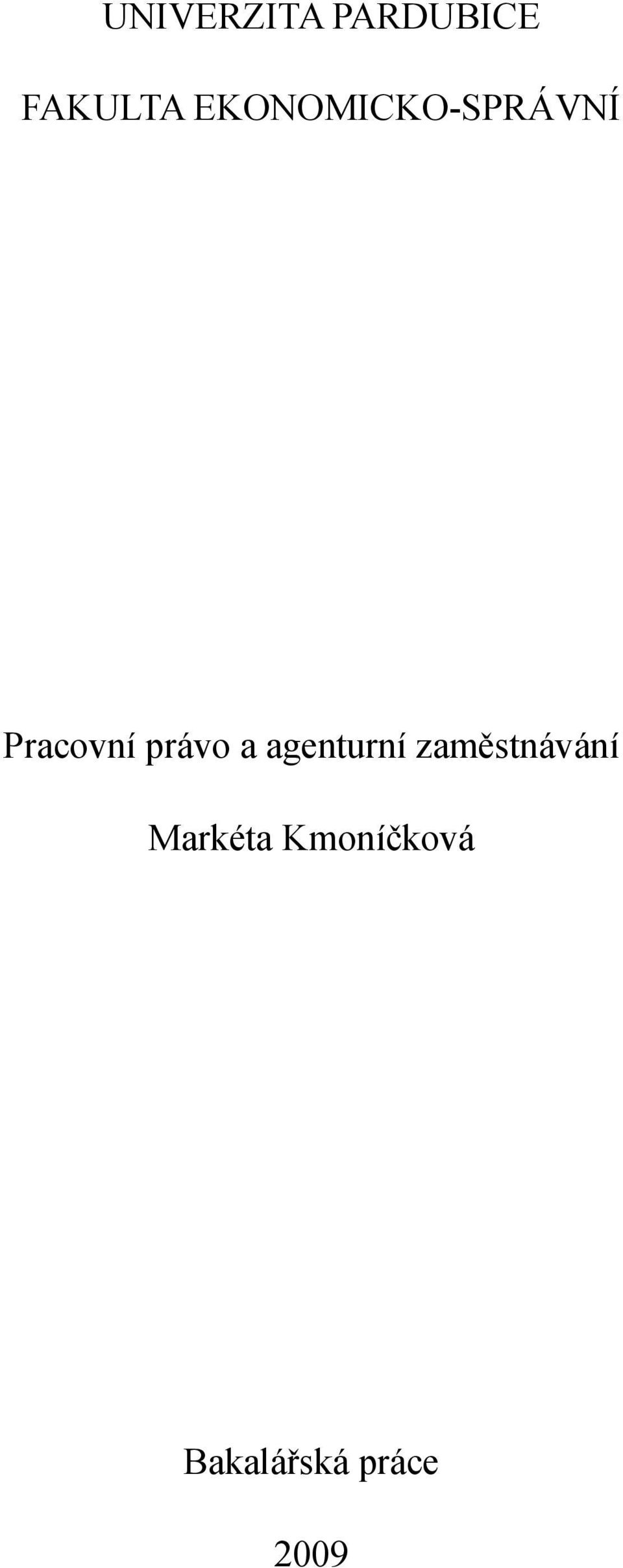 právo a agenturní zaměstnávání