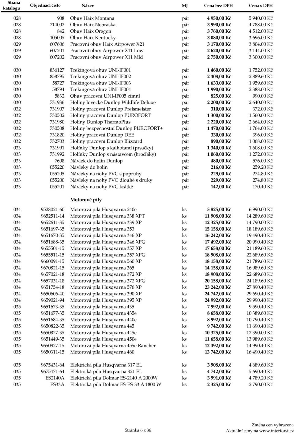 Mid pár 2750,00 Kč 3300,00 Kč 030a 836127 Trekingová obuv UNI-IF001 pár 1460,00 Kč 1752,00 Kč 030a 858795 Trekingová obuv UNI-IF002 pár 2408,00 Kč 2889,60 Kč 030a 58727 Trekingová obuv UNI-IF003 pár