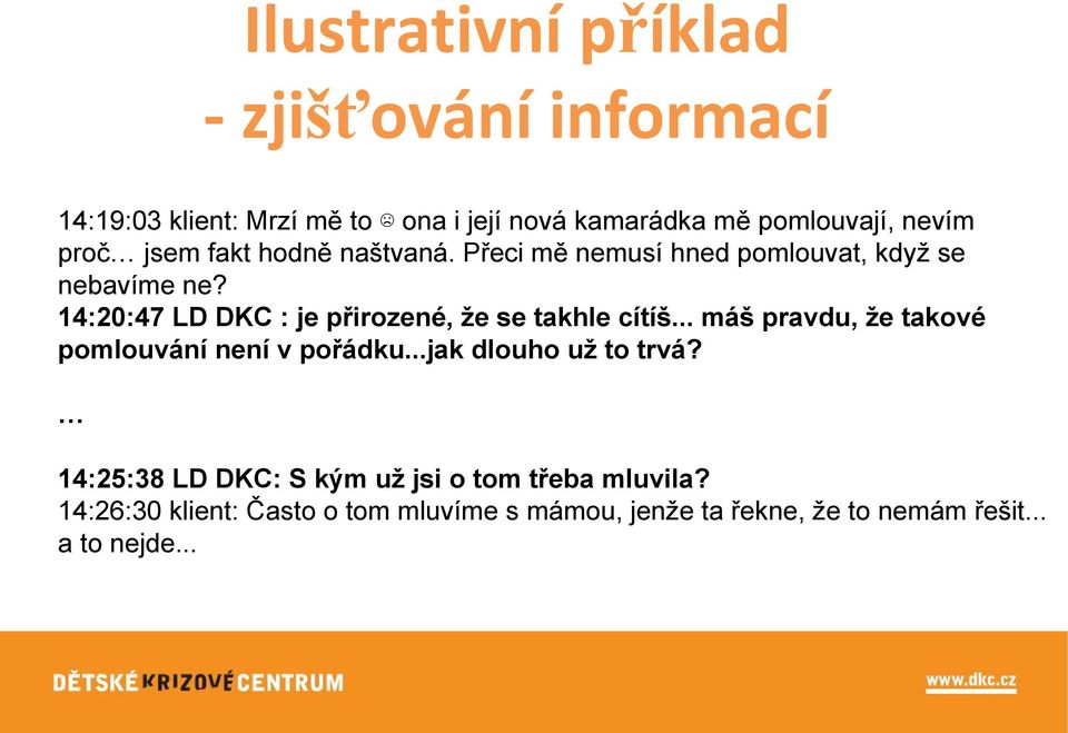 14:20:47 LD DKC : je přirozené, že se takhle cítíš... máš pravdu, že takové pomlouvání není v pořádku.