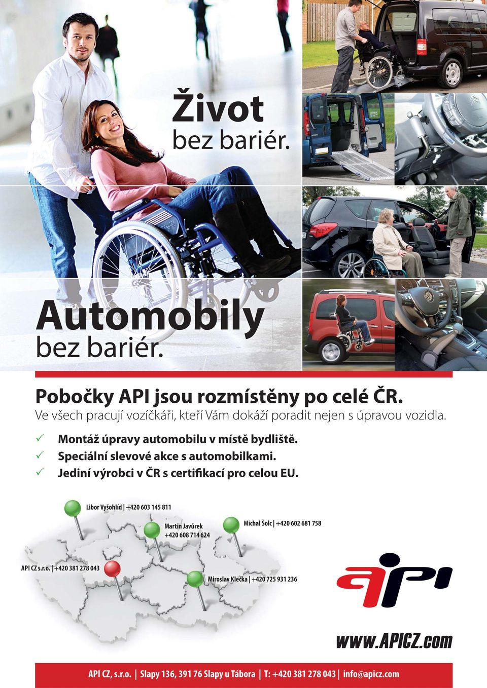 Speciální slevové akce s automobilkami. Jediní výrobci v ČR s certifikací pro celou EU.