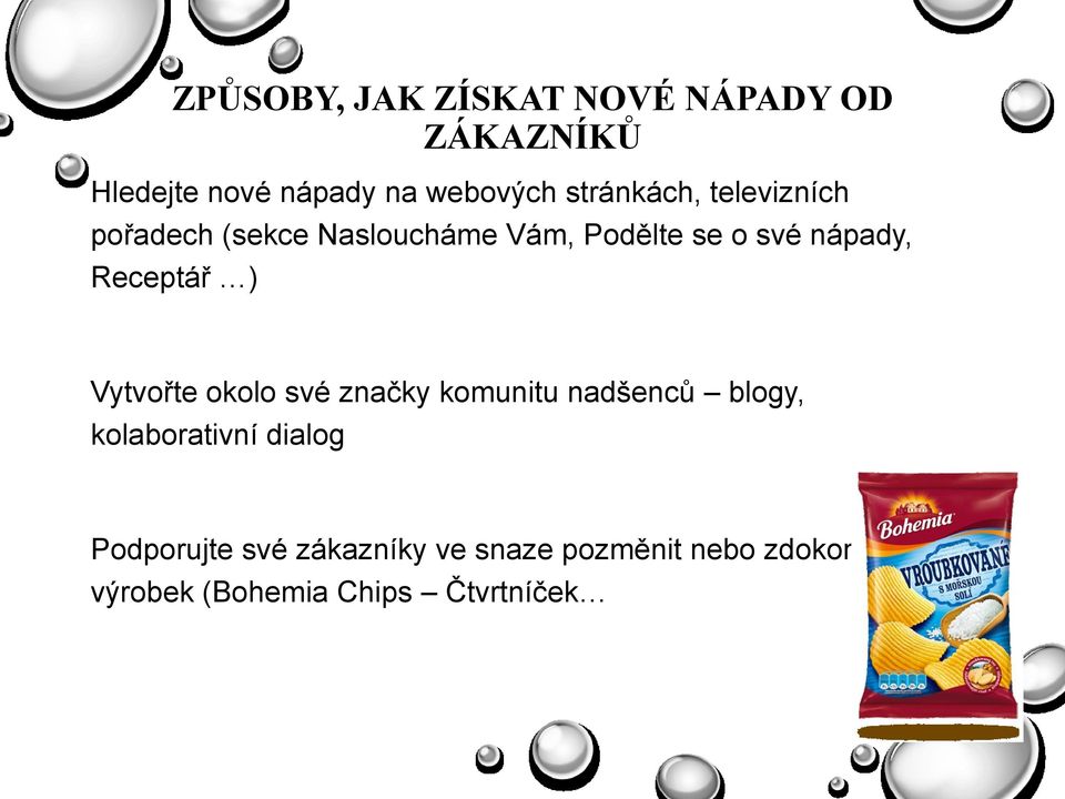 Receptář ) Vytvořte okolo své značky komunitu nadšenců blogy, kolaborativní dialog