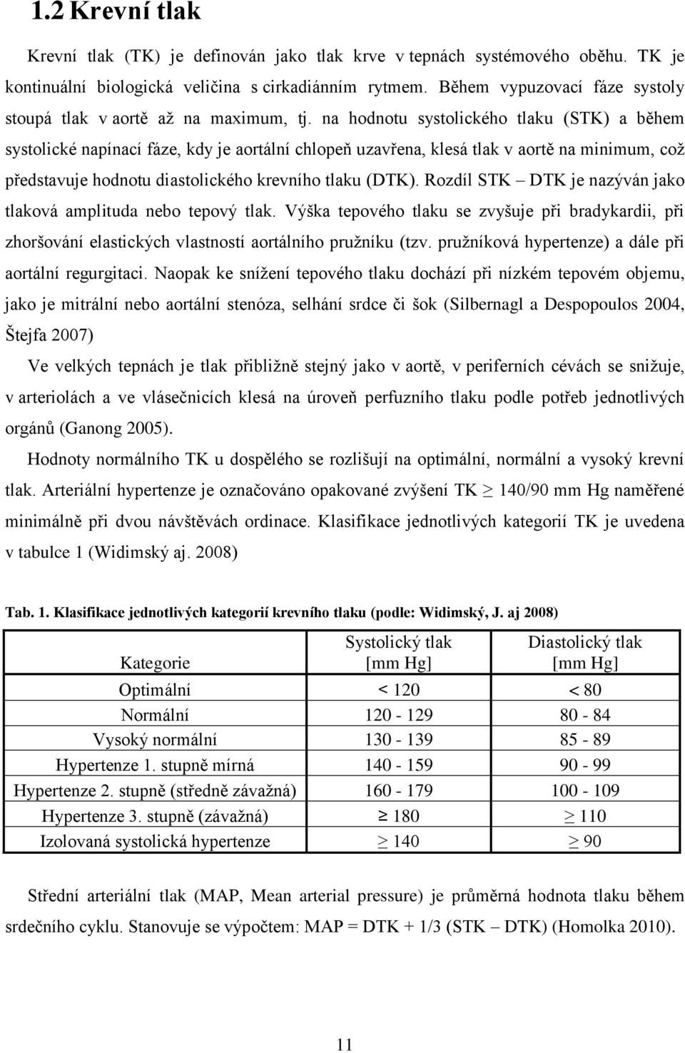 na hodnotu systolického tlaku (STK) a během systolické napínací fáze, kdy je aortální chlopeň uzavřena, klesá tlak v aortě na minimum, coţ představuje hodnotu diastolického krevního tlaku (DTK).