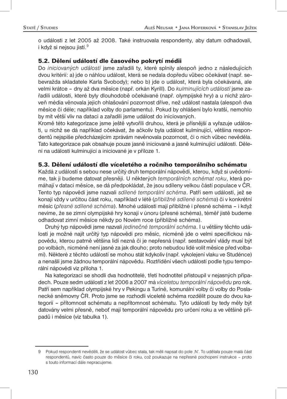 08. Také instruovala respondenty, aby datum odhadovali, i když si nejsou jistí. 9 5.2.