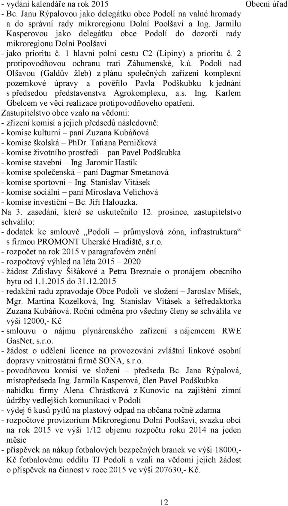 2 protipovodňovou ochranu trati Záhumenské, k.ú.