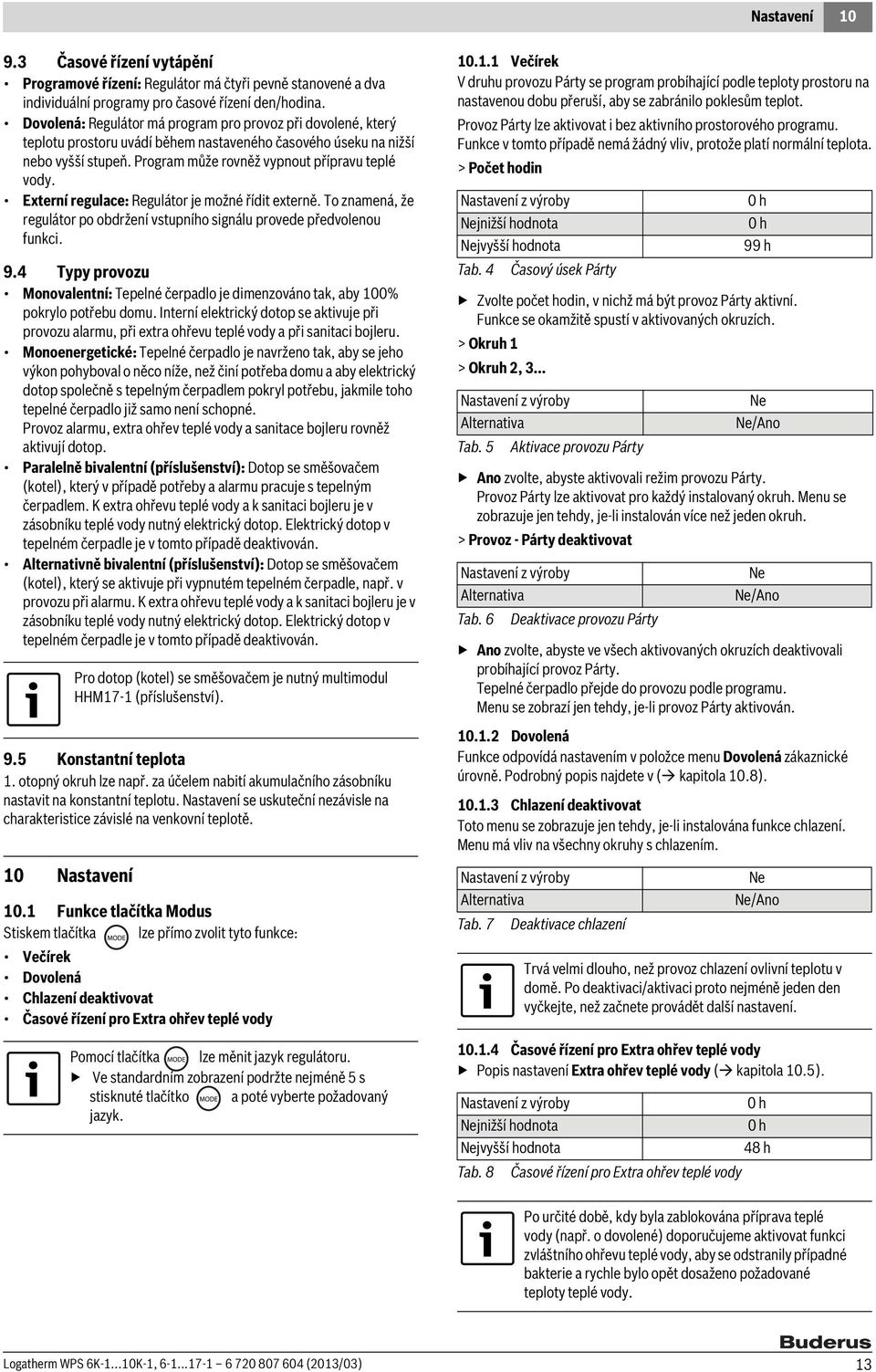 Externí regulace: Regulátor je možné řídit externě. To znamená, že regulátor po obdržení vstupního signálu provede předvolenou funkci. 9.