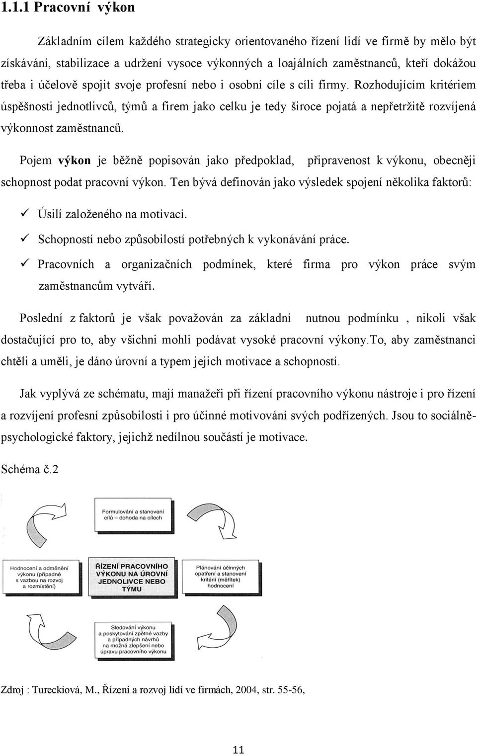 Rozhodujícím kritériem úspěšnosti jednotlivců, týmů a firem jako celku je tedy široce pojatá a nepřetržitě rozvíjená výkonnost zaměstnanců.