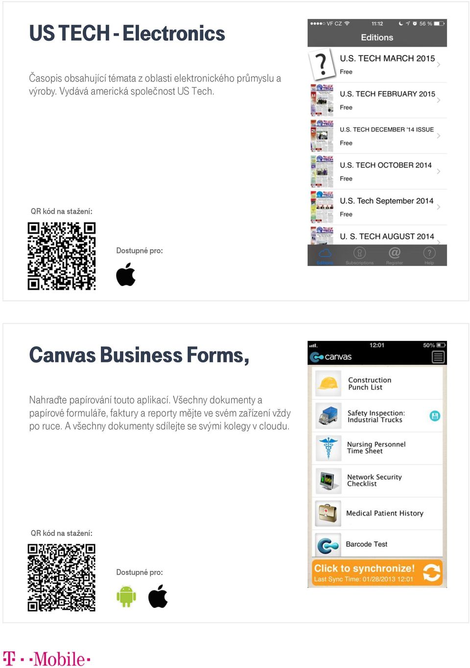 Canvas Business Forms, Nahraďte papírování touto aplikací.