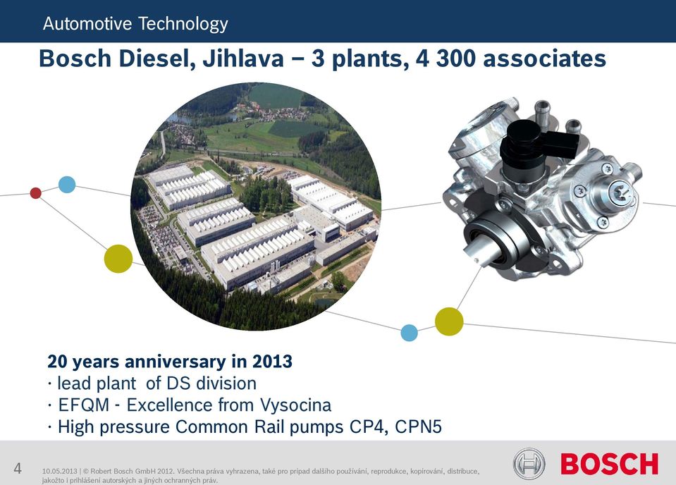 CP4, CPN5 4 10.05.2013 Robert Bosch GmbH 2012.