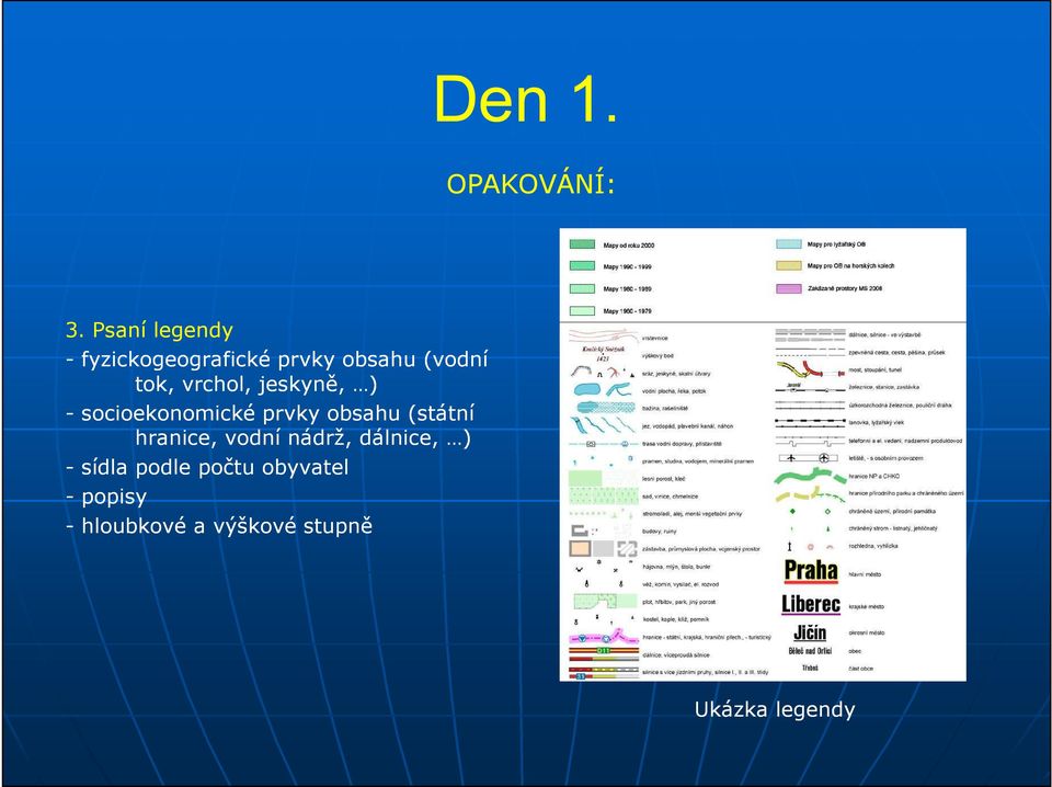 vrchol, jeskyně, ) - socioekonomické prvky obsahu (státní