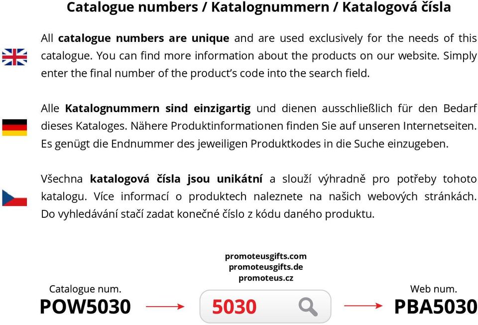 Alle Katalognummern sind einzigartig und dienen ausschließlich für den Bedarf dieses Kataloges. Nähere Produktinformationen finden Sie auf unseren Internetseiten.