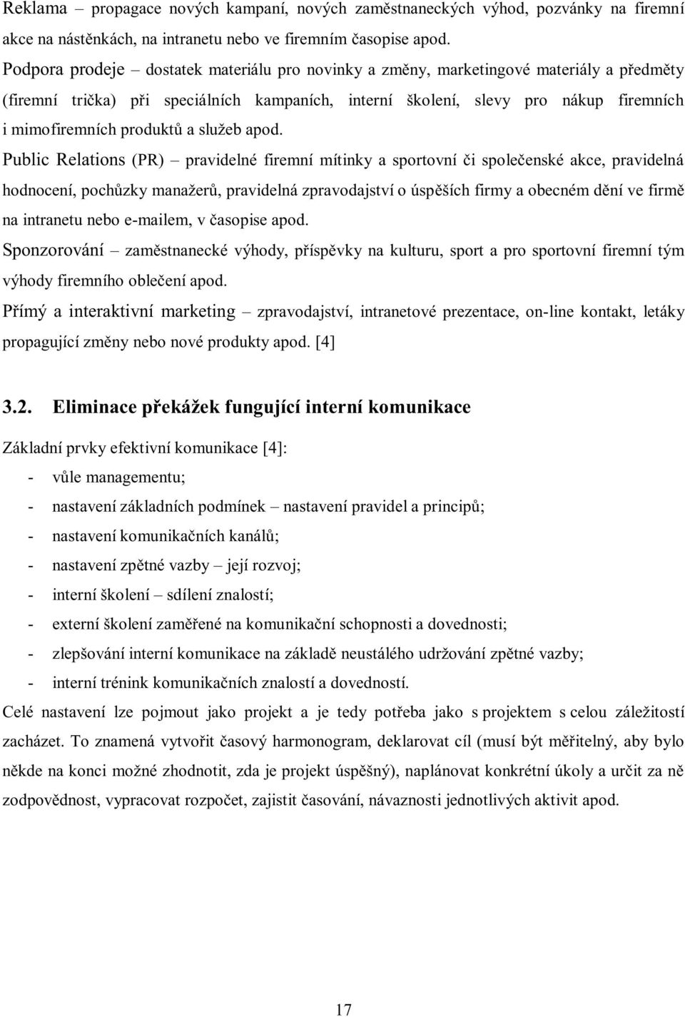 produktů a služeb apod.