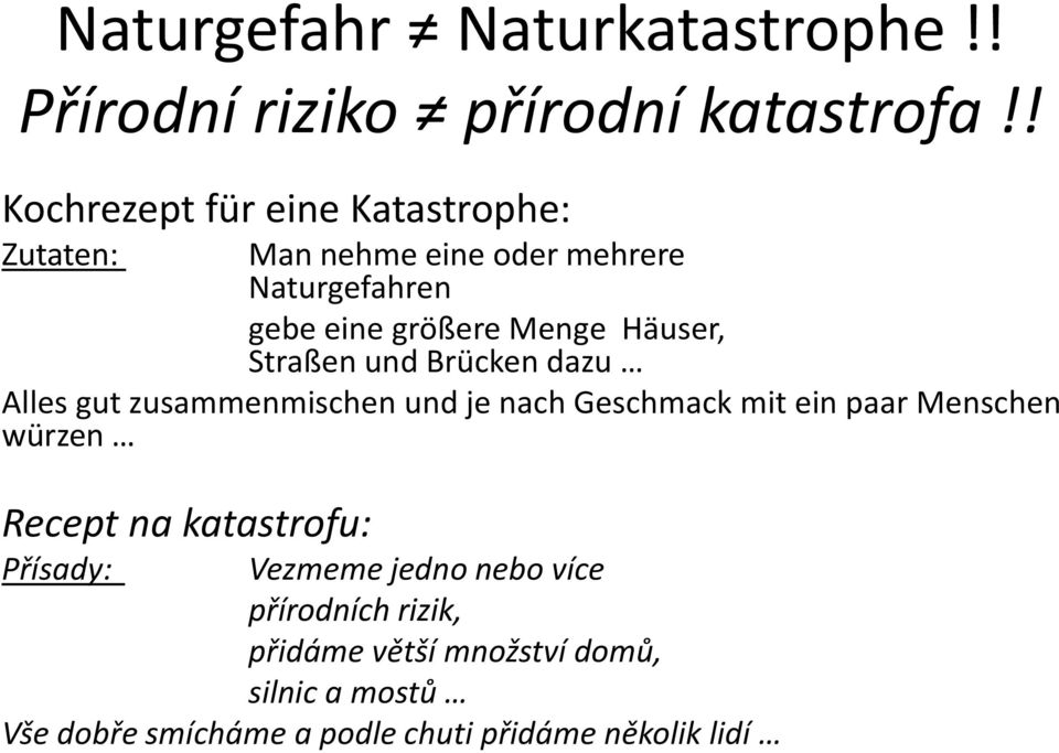 Häuser, Straßen und Brücken dazu Alles gut zusammenmischen und je nach Geschmack mit ein paar Menschen würzen