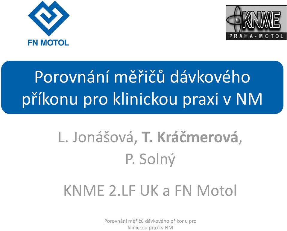 Kráčmerová, P. Solný KNME 2.