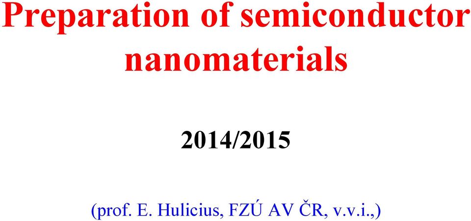 nanomaterials