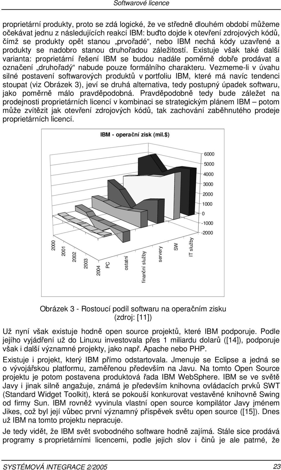 Existuje však také další varianta: proprietární řešení IBM se budou nadále poměrně dobře prodávat a označení druhořadý nabude pouze formálního charakteru.