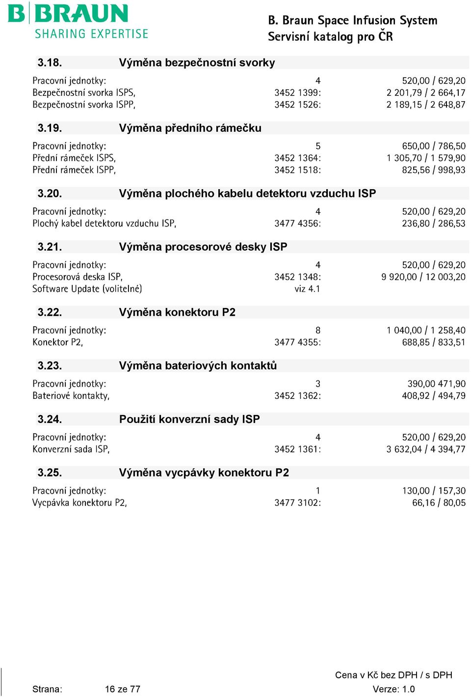 Výměna procesorové desky ISP 3.22. Výměna konektoru P2 3.23.