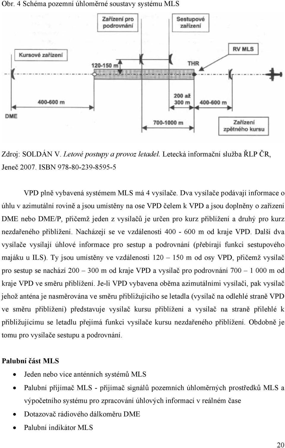 Dva vysílače podávají informace o úhlu v azimutální rovině a jsou umístěny na ose VPD čelem k VPD a jsou doplněny o zařízení DME nebo DME/P, přičemž jeden z vysílačů je určen pro kurz přiblížení a