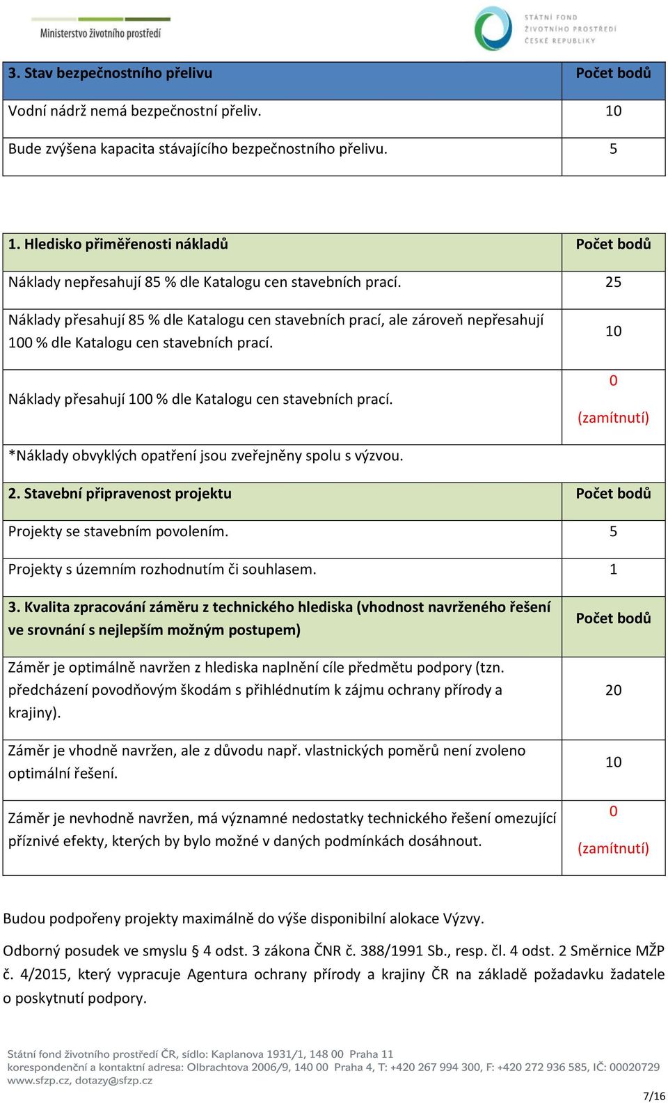 25 Náklady přesahují 85 % dle Katalogu cen stavebních prací, ale zároveň nepřesahují 100 % dle Katalogu cen stavebních prací. Náklady přesahují 100 % dle Katalogu cen stavebních prací.