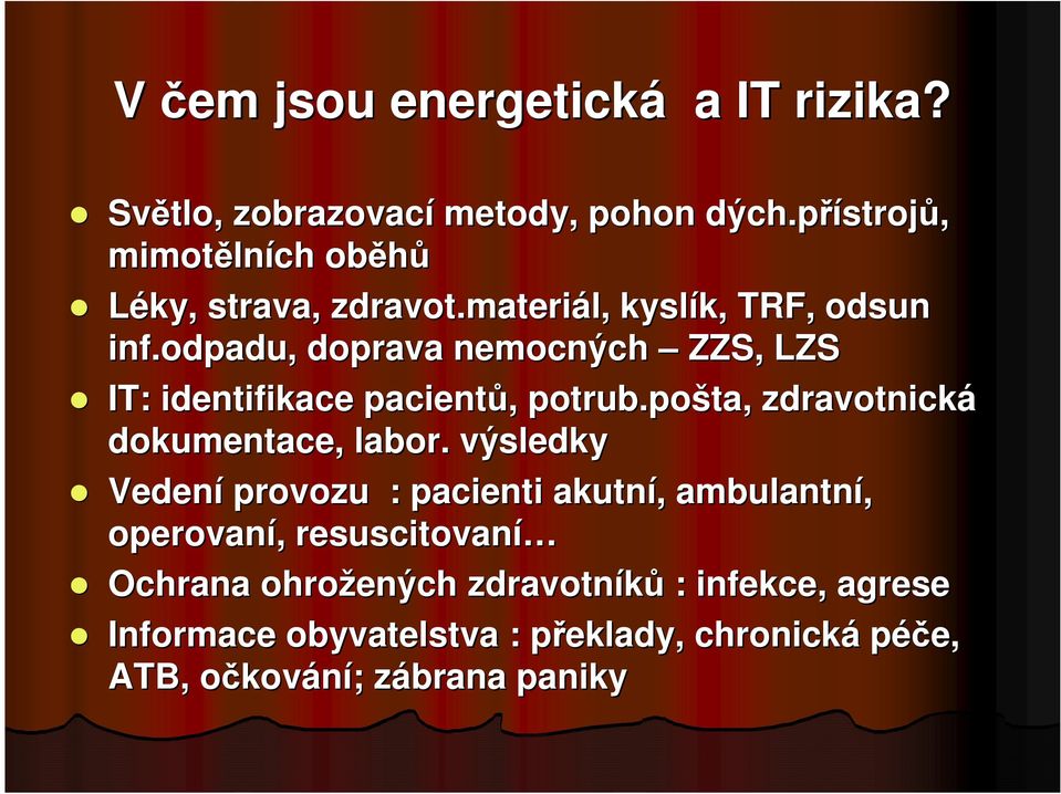 rub.po.pošta, zdravotnická dokumentace, labor.