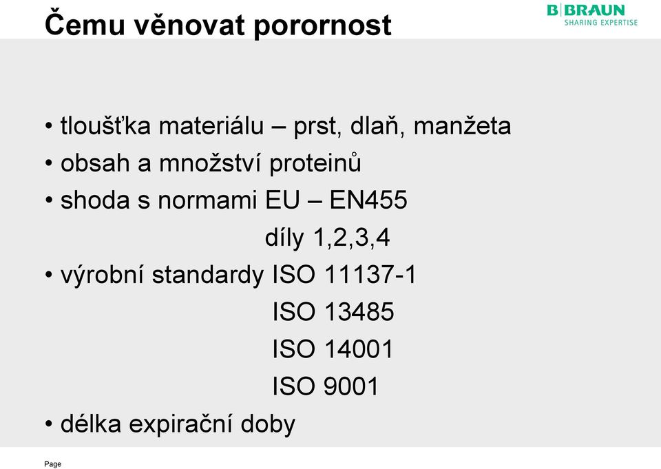 normami EU EN455 díly 1,2,3,4 výrobní standardy ISO