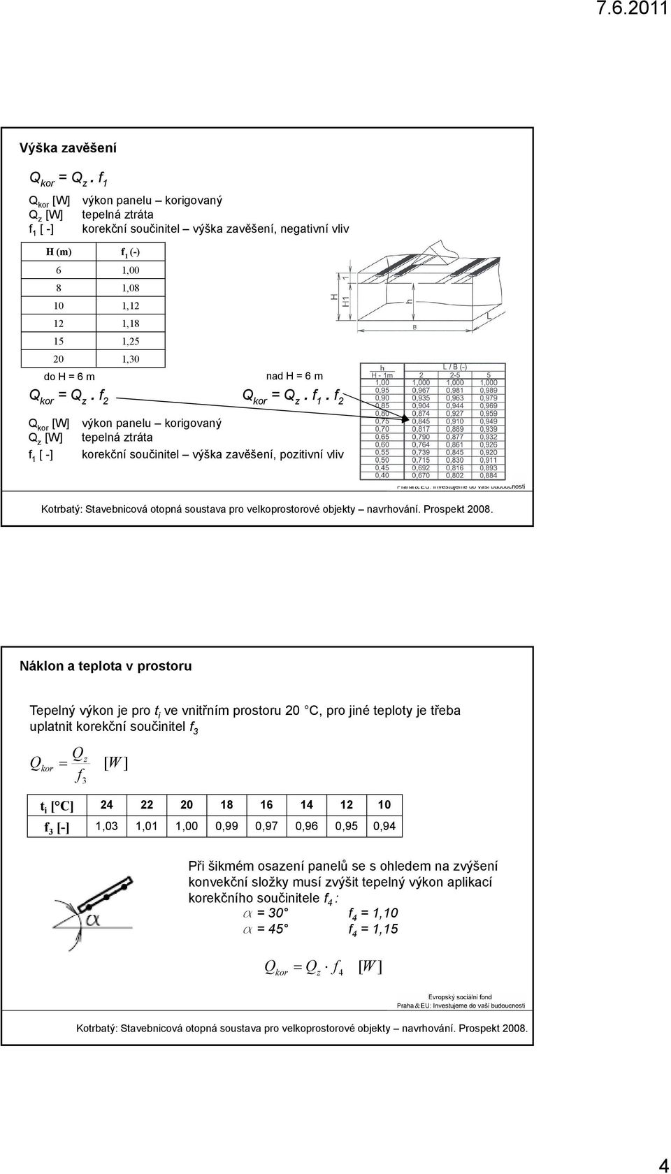 Qkor = Qz. f2 Qkor = Qz. f1.