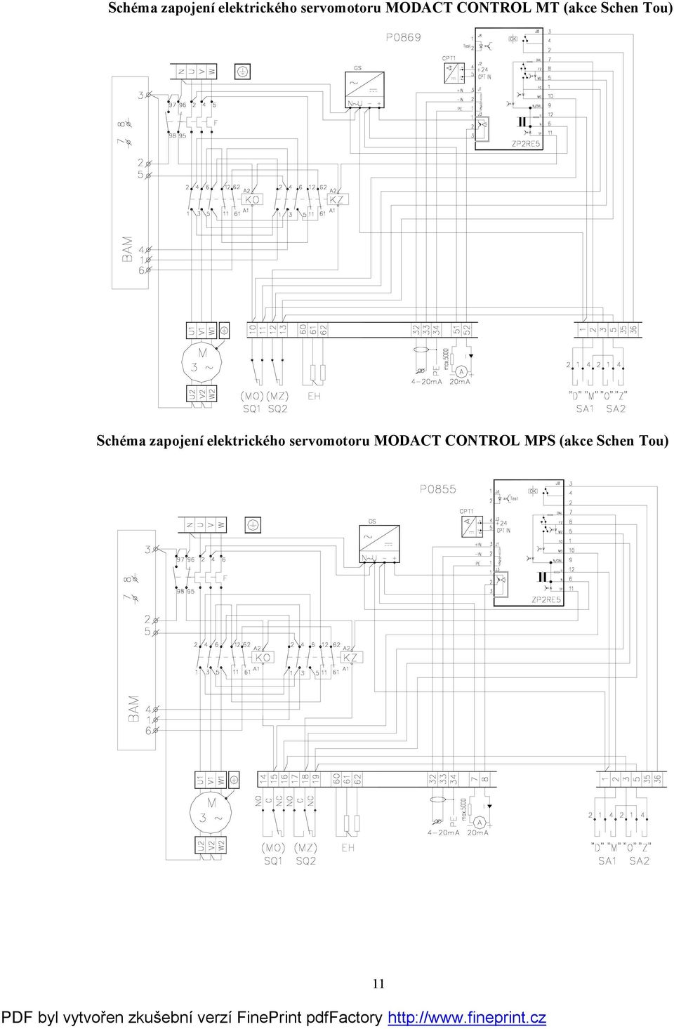 Schen Tou)  servomotoru MODACT CONTROL