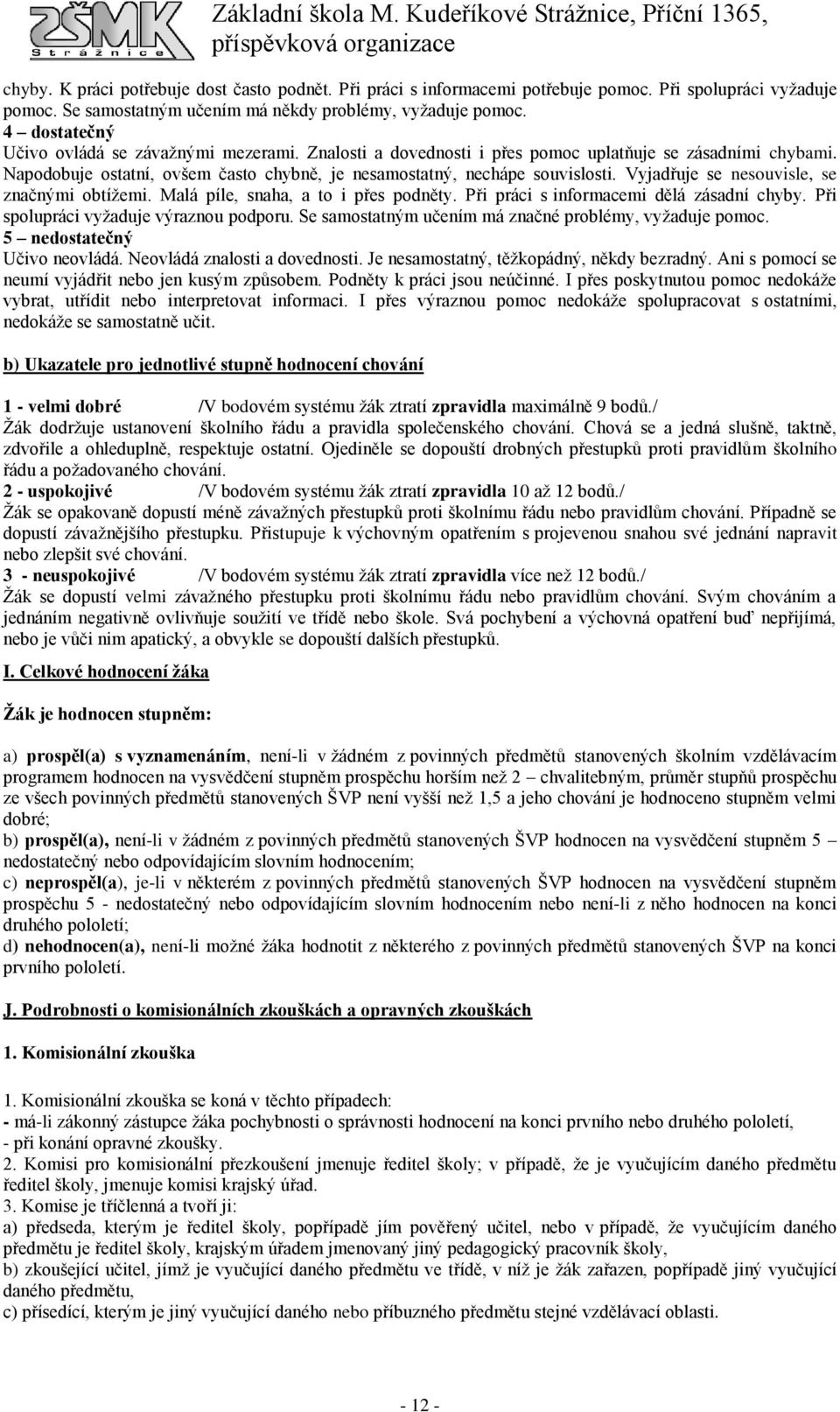 Vyjadřuje se nesouvisle, se značnými obtížemi. Malá píle, snaha, a to i přes podněty. Při práci s informacemi dělá zásadní chyby. Při spolupráci vyžaduje výraznou podporu.