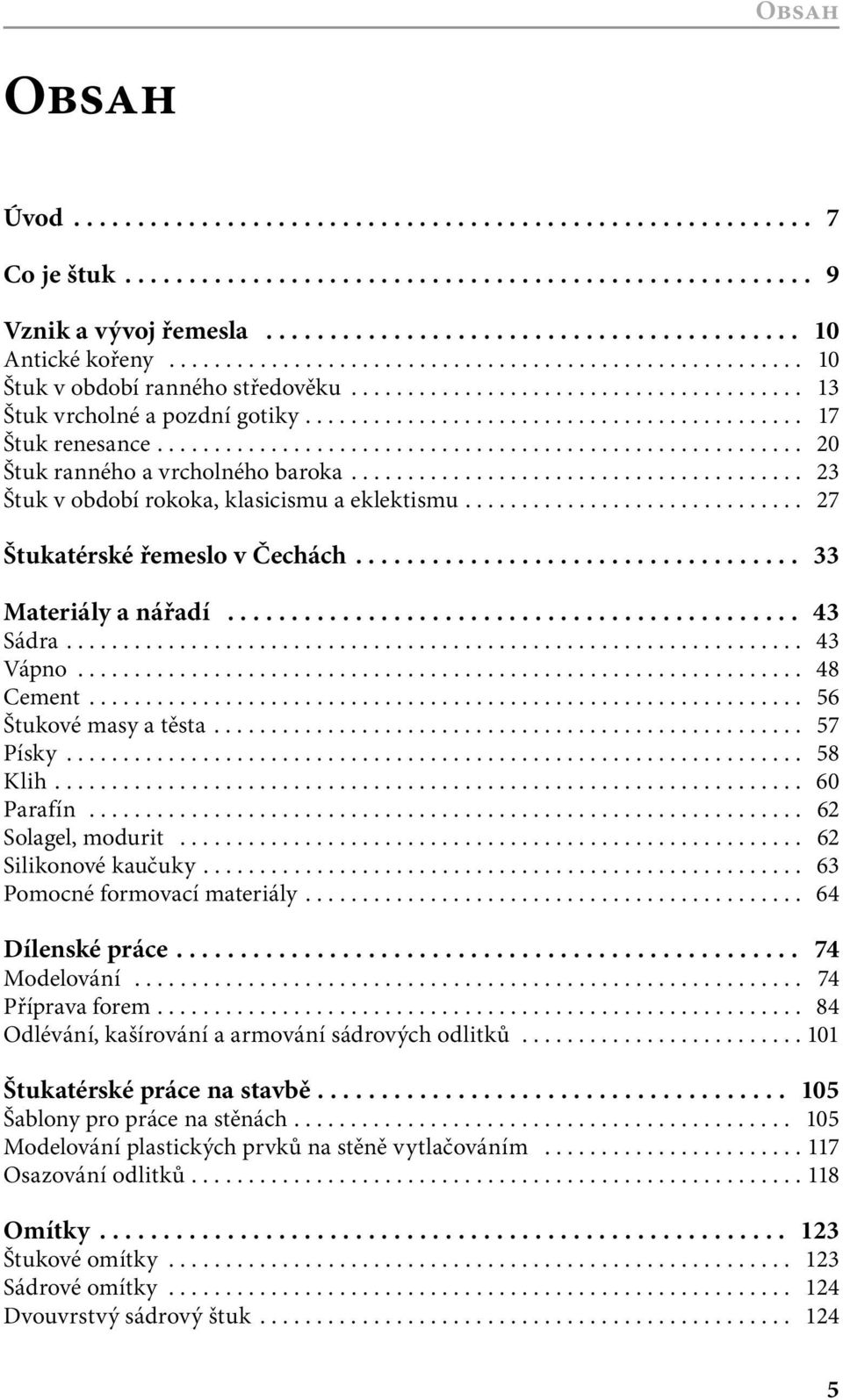 ........................................................ 20 Štuk ranného a vrcholného baroka........................................ 23 Štuk v období rokoka, klasicismu a eklektismu.