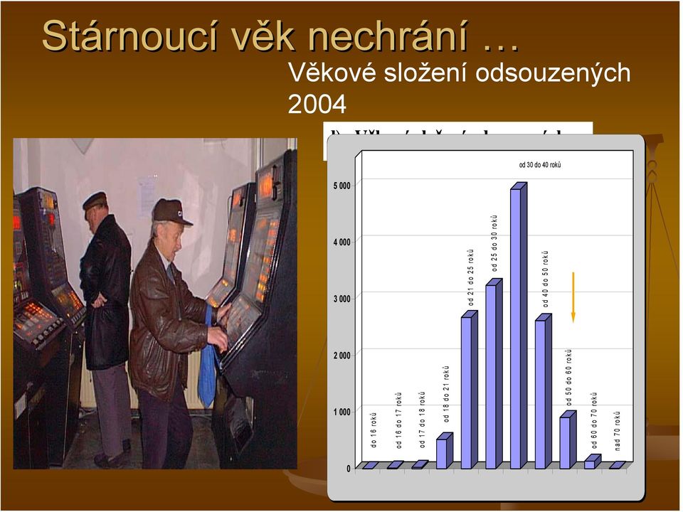 17 do 18 roků od 18 do 21 roků od 50 do 60 roků od 60 do 70 roků nad 70