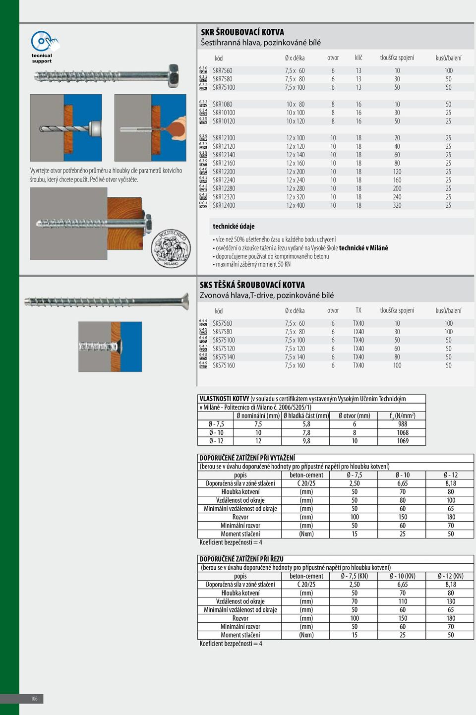 SKR12100 12 x 100 10 18 20 25 SKR12120 12 x 120 10 18 40 25 SKR12140 12 x 140 10 18 60 25 SKR12160 12 x 160 10 18 80 25 SKR12200 12 x 200 10 18 120 25 SKR12240 12 x 240 10 18 160 25 SKR12280 12 x 280