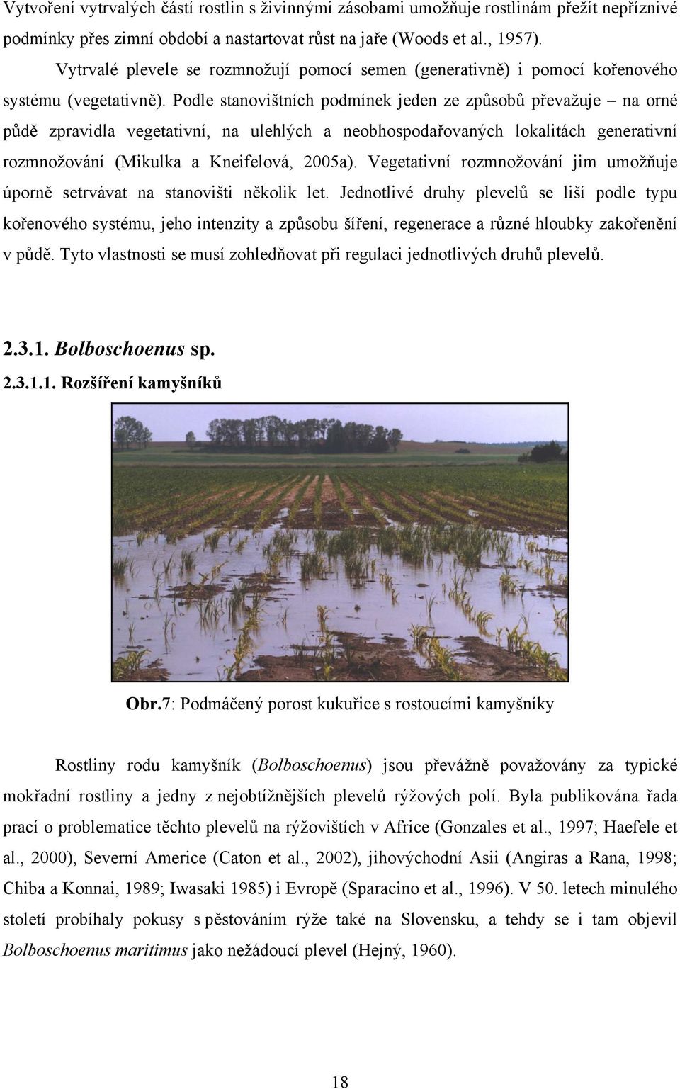 Podle stanovištních podmínek jeden ze způsobů převažuje na orné půdě zpravidla vegetativní, na ulehlých a neobhospodařovaných lokalitách generativní rozmnožování (Mikulka a Kneifelová, 2005a).