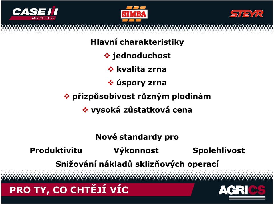 cena Nové standardy pro Produktivitu Výkonnost