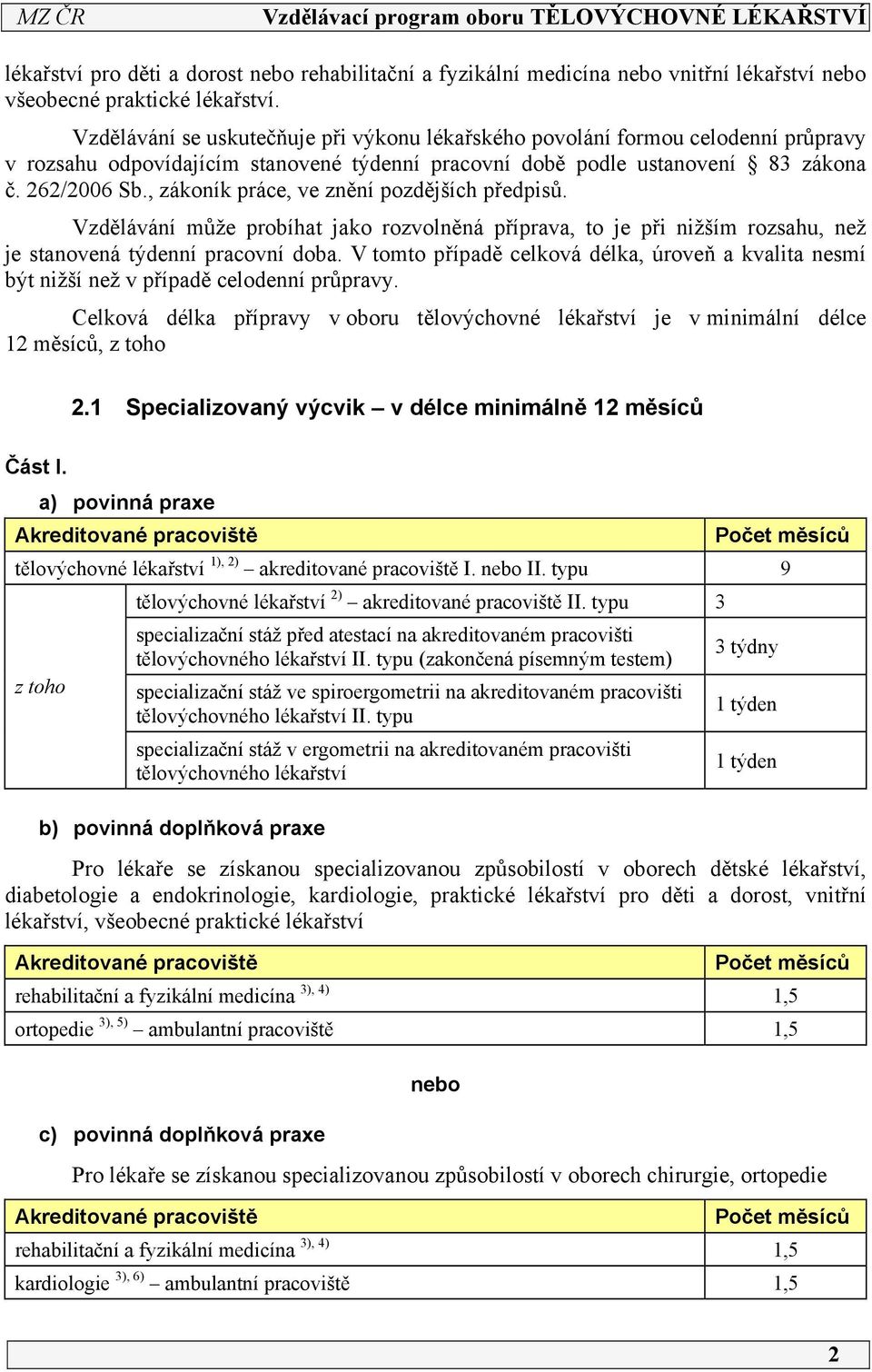 , zákoník práce, ve znění pozdějších předpisů. Vzdělávání může probíhat jako rozvolněná příprava, to je při nižším rozsahu, než je stanovená týdenní pracovní doba.