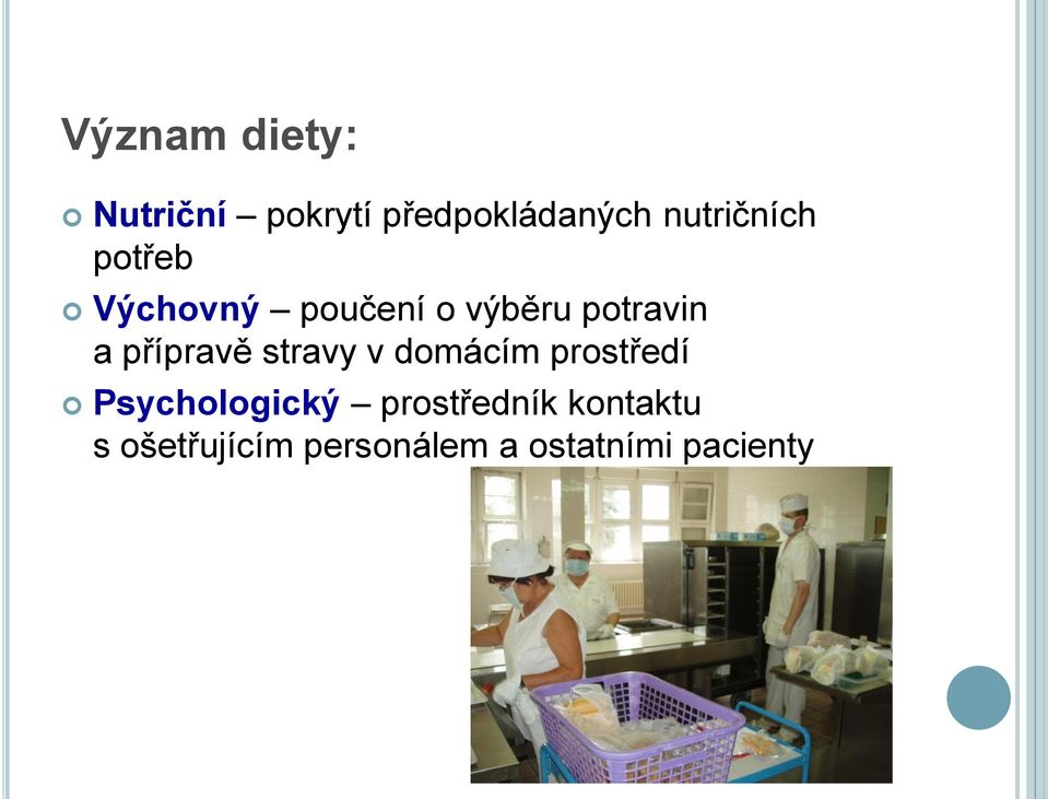 přípravě stravy v domácím prostředí Psychologický