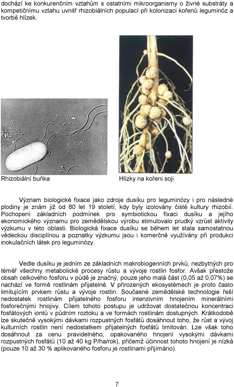 Pochopení základních podmínek pro symbiotickou fixaci dusíku a jejího ekonomického významu pro zemědělskou výrobu stimulovalo prudký vzrůst aktivity výzkumu v této oblasti.