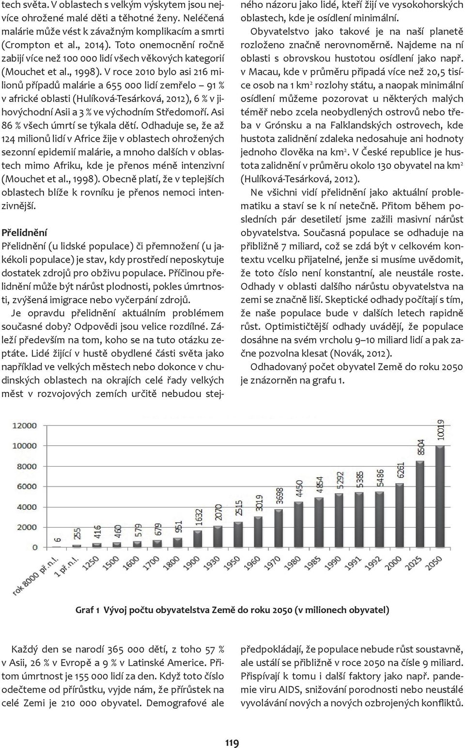 V roce 2010 bylo asi 216 milionů případů malárie a 655 000 lidí zemřelo 91 % v africké oblasti (Hulíková-Tesárková, 2012), 6 % v jihovýchodní Asii a 3 % ve východním Středomoří.