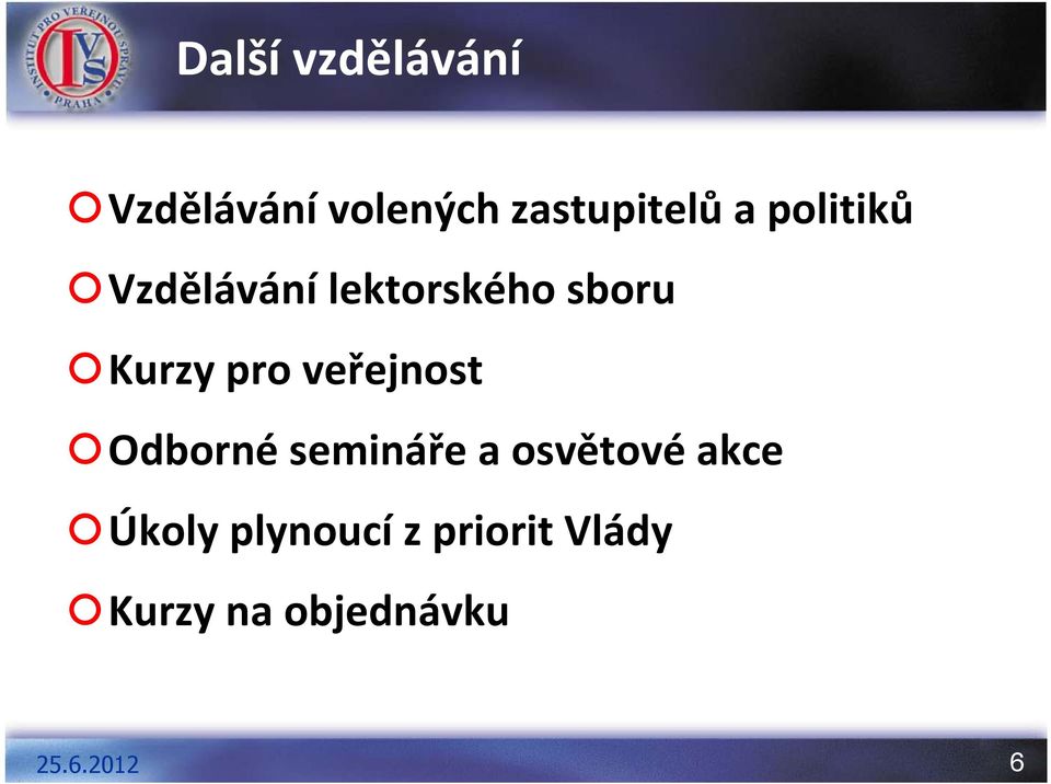 pro veřejnost Odborné semináře a osvětové akce