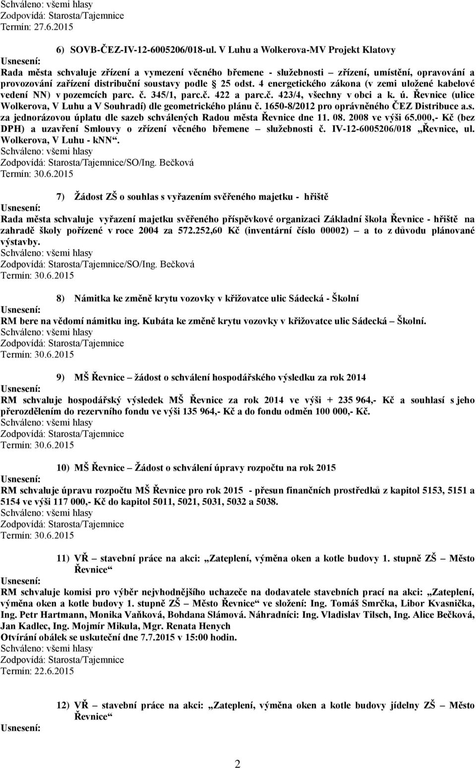 4 energetického zákona (v zemi uložené kabelové vedení NN) v pozemcích parc. č. 345/1, parc.č. 422 a parc.č. 423/4, všechny v obci a k. ú.