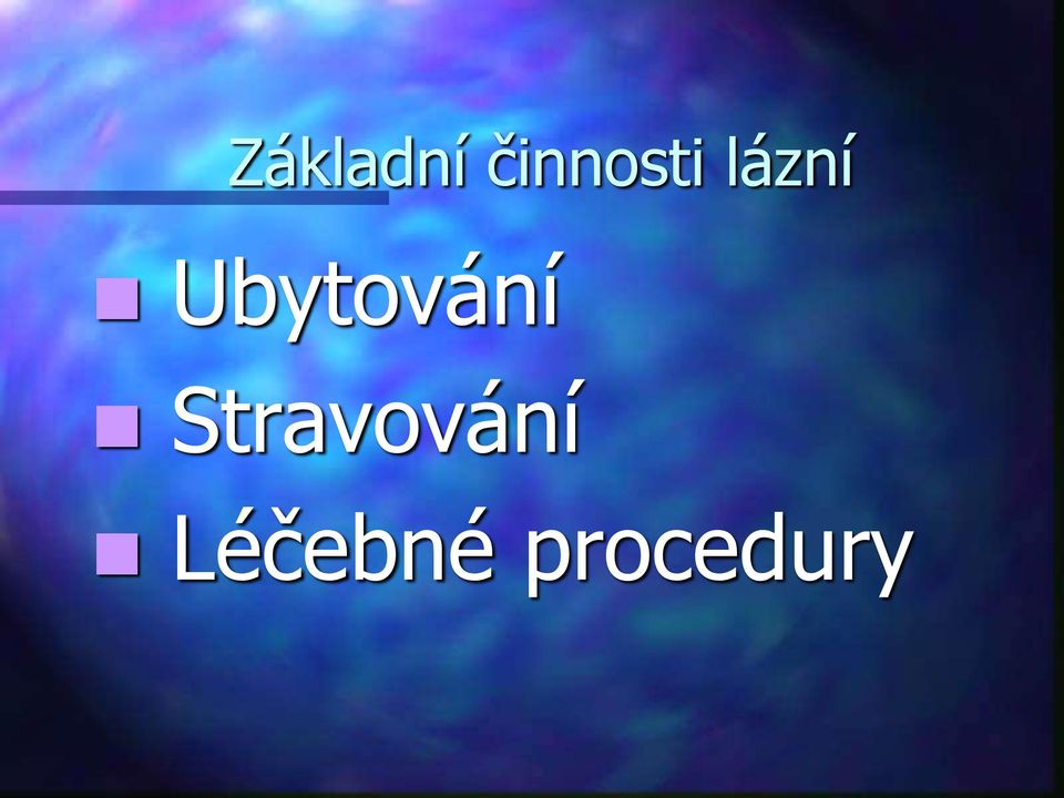 Ubytování