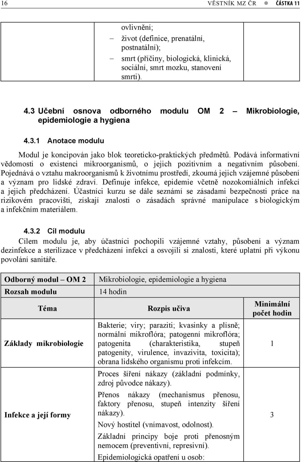 Podává informativní vdomosti o existenci mikroorganism, o jejich pozitivním a negativním psobení.