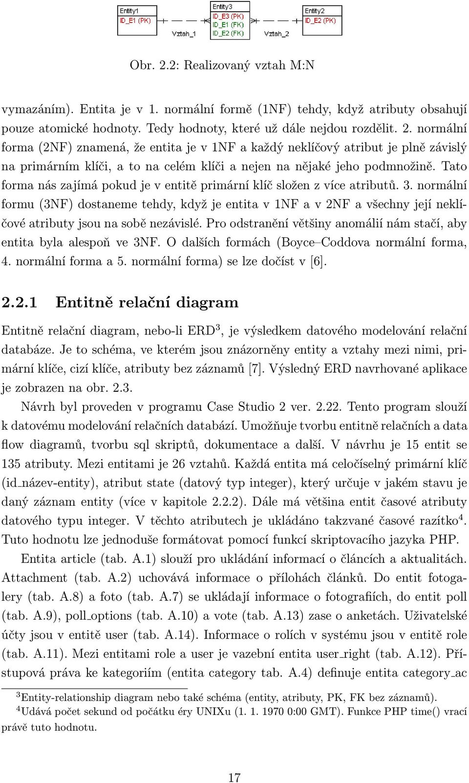 normální formu (3NF) dostaneme tehdy, když je entita v 1NF a v 2NF a všechny její neklíčové atributy jsou na sobě nezávislé. Pro odstranění většiny anomálií nám stačí, aby entita byla alespoň ve 3NF.