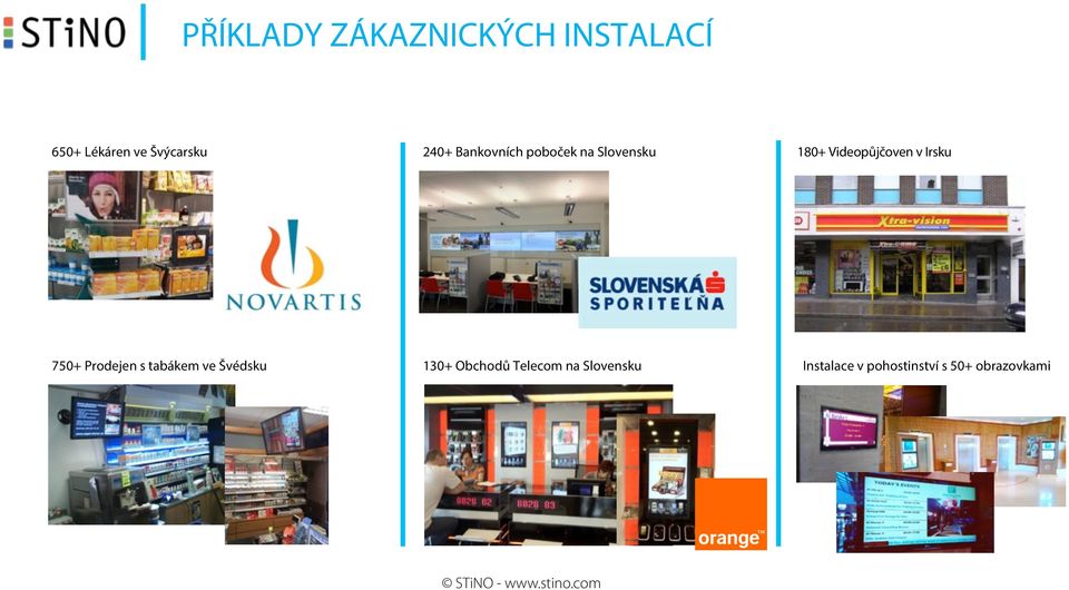 Irsku 750+ Prodejen s tabákem ve Švédsku 130+ Obchodů