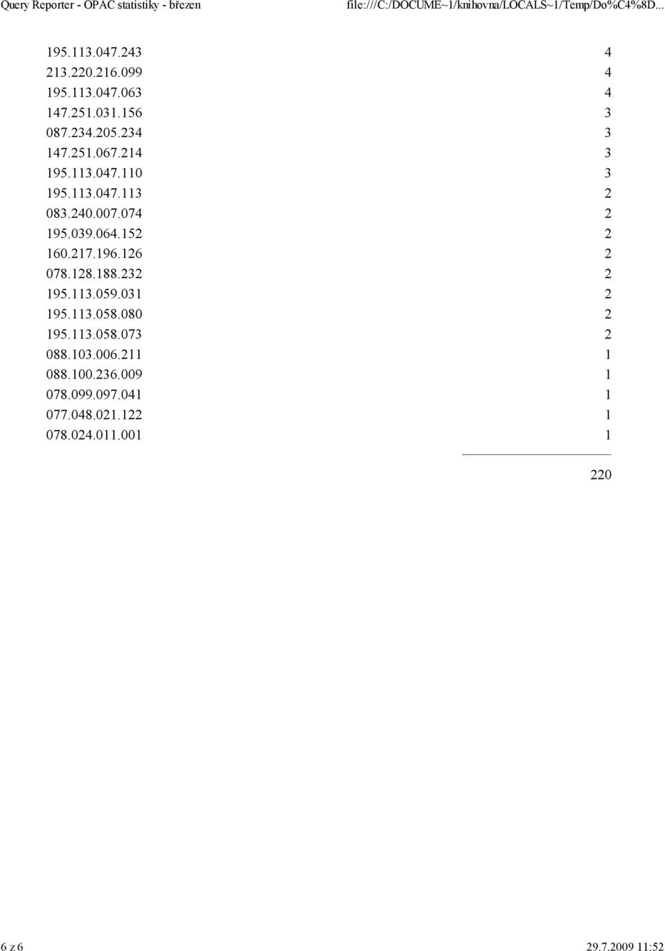 196.126 2 078.128.188.232 2 195.113.059.031 2 195.113.058.080 2 195.113.058.073 2 088.103.006.